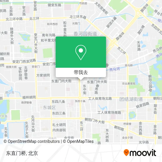 东直门桥地图