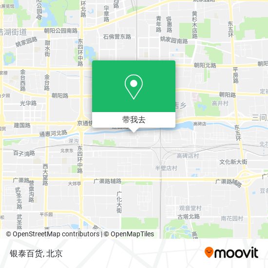 银泰百货地图