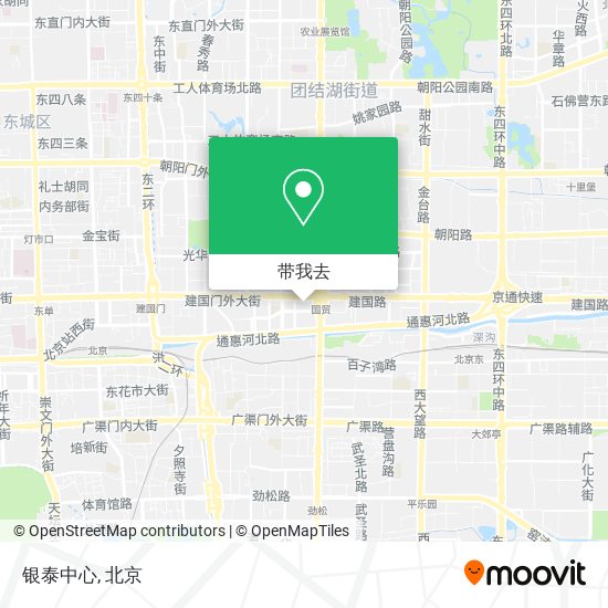 银泰中心地图