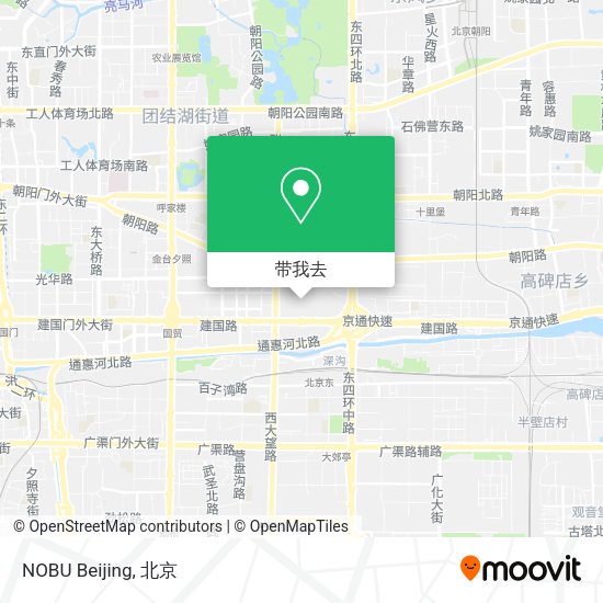 NOBU Beijing地图