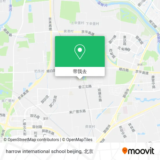 harrow international school beijing地图