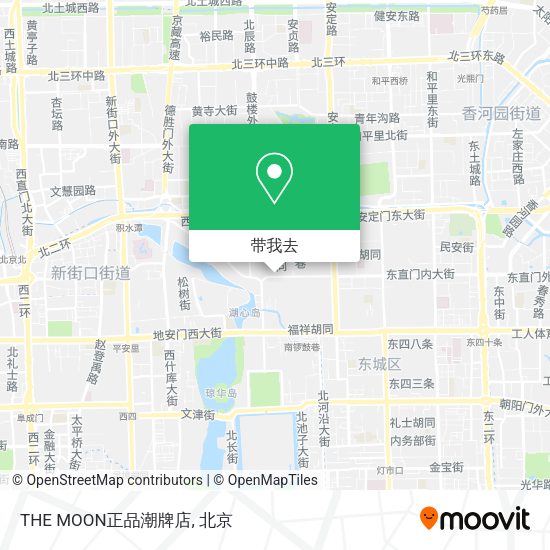 THE MOON正品潮牌店地图