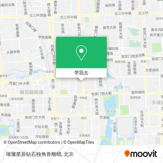 璀璨星辰钻石独角兽雕蜡地图