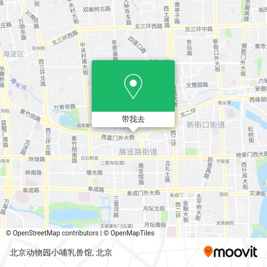 北京动物园小哺乳兽馆地图