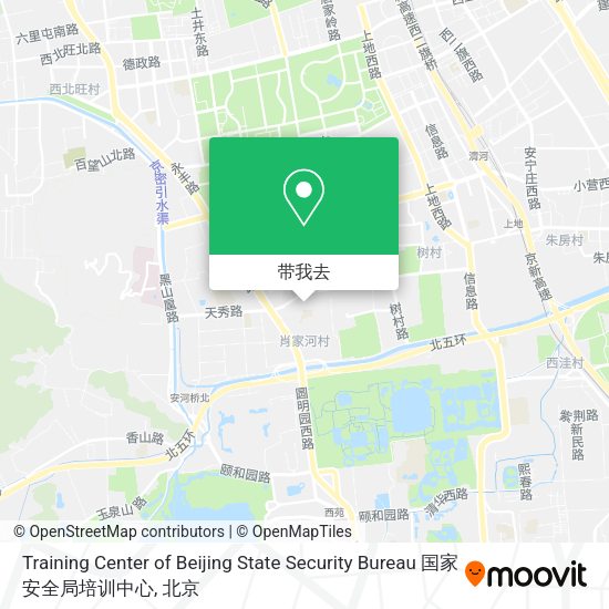 Training Center of Beijing State Security Bureau  国家安全局培训中心地图