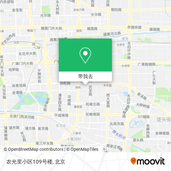 农光里小区109号楼地图