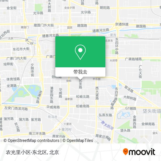 农光里小区-东北区地图