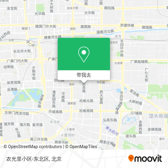 农光里小区-东北区地图