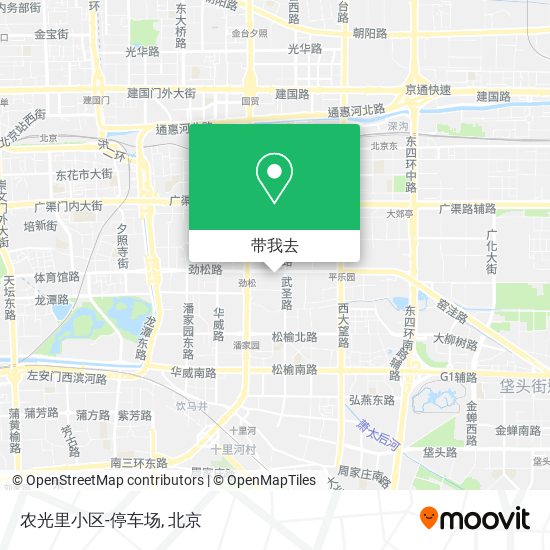 农光里小区-停车场地图