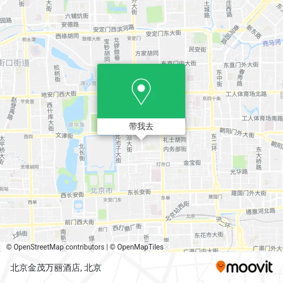 北京金茂万丽酒店地图