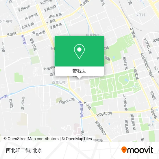 西北旺二街地图