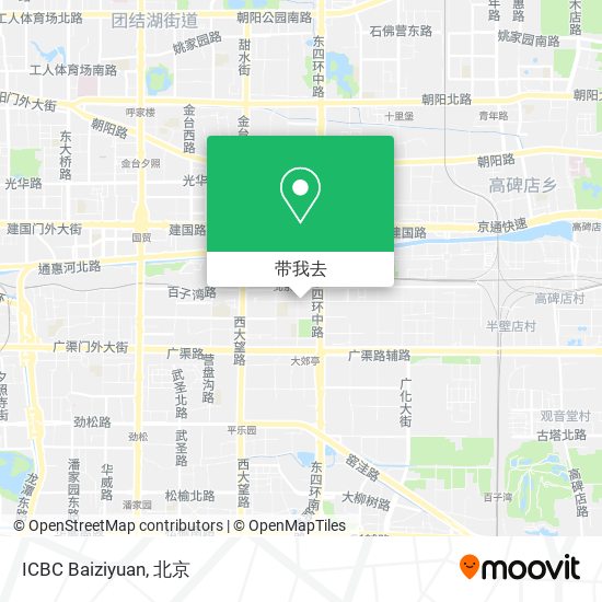 ICBC Baiziyuan地图