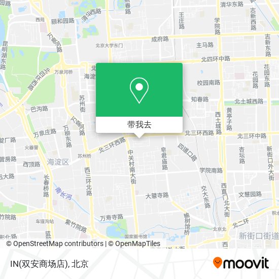 IN(双安商场店)地图