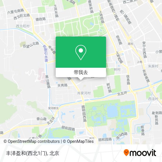 丰泽盈和(西北1门)地图