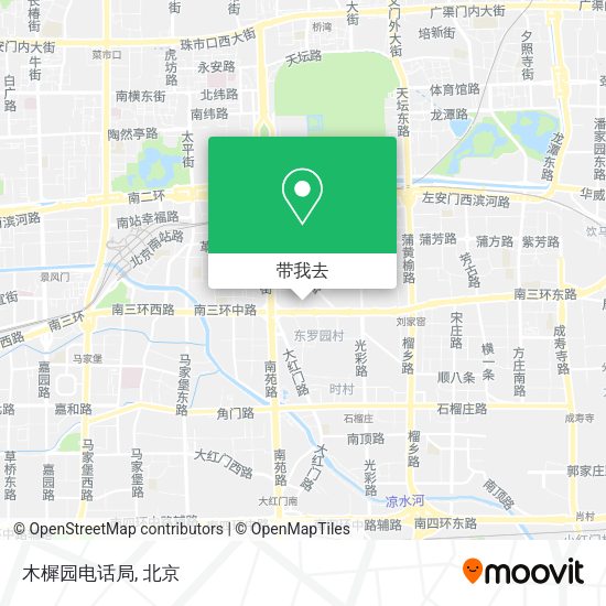 木樨园电话局地图