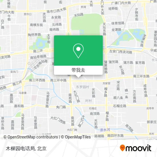 木樨园电话局地图