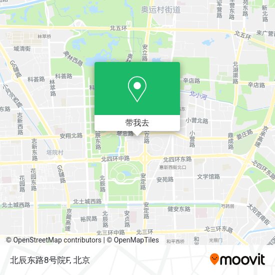 北辰东路8号院F地图