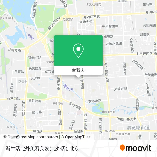 新生活北外美容美发(北外店)地图