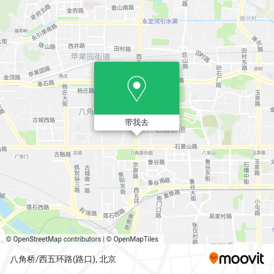 八角桥/西五环路(路口)地图