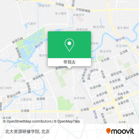 北大资源研修学院地图