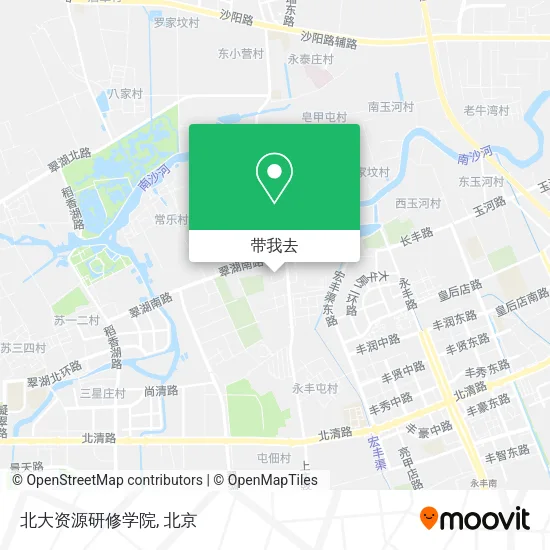 北大资源研修学院地图