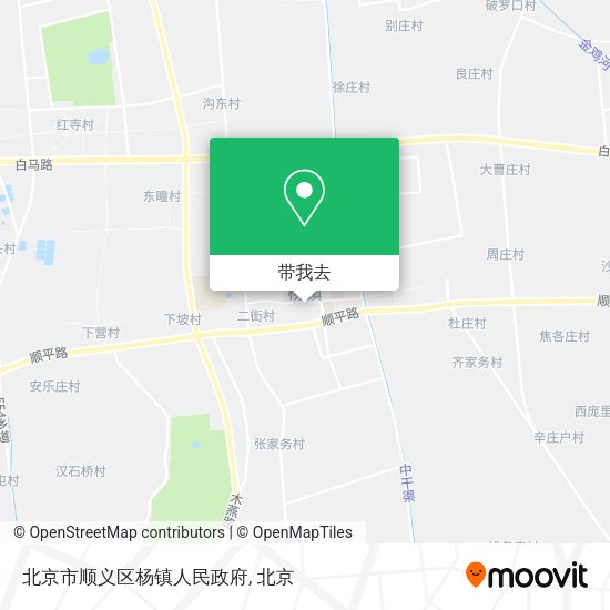 北京市顺义区杨镇人民政府地图