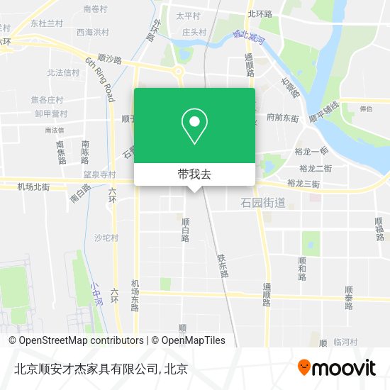 北京顺安才杰家具有限公司地图