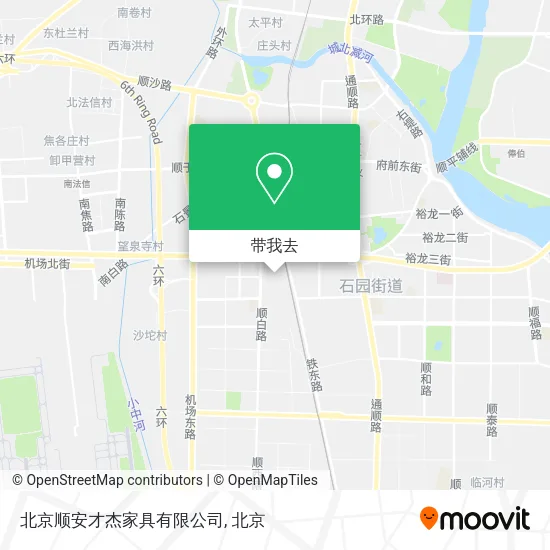 北京顺安才杰家具有限公司地图