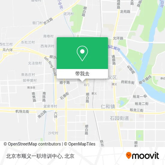 北京市顺义一职培训中心地图