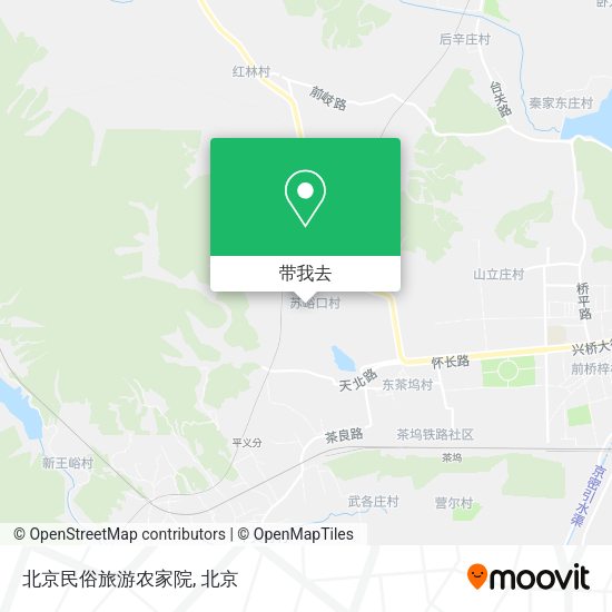 北京民俗旅游农家院地图