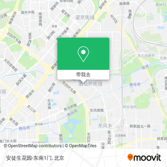 安徒生花园-东南1门地图