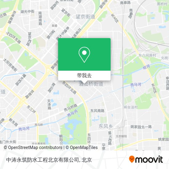 中涛永筑防水工程北京有限公司地图