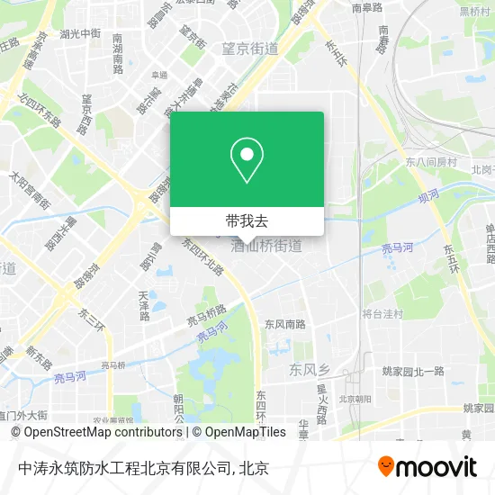 中涛永筑防水工程北京有限公司地图