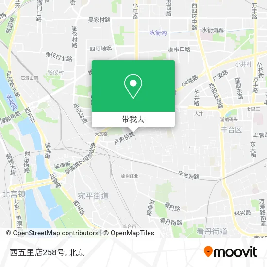 西五里店258号地图