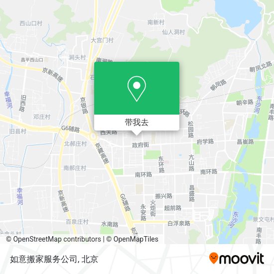 如意搬家服务公司地图