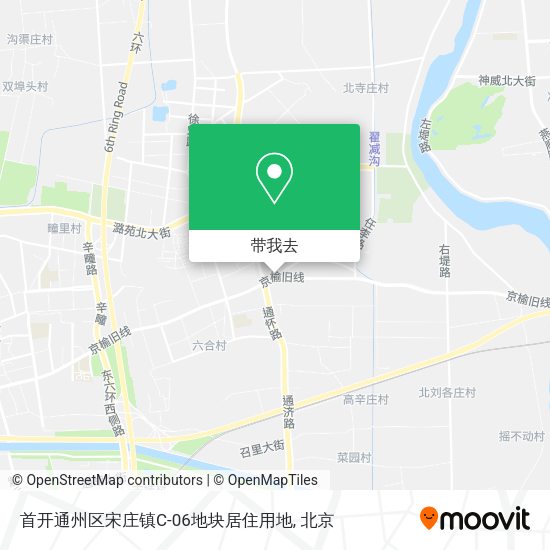 首开通州区宋庄镇C-06地块居住用地地图
