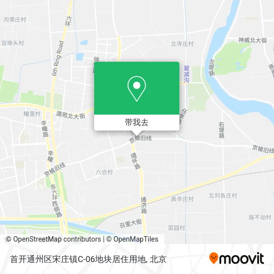 首开通州区宋庄镇C-06地块居住用地地图