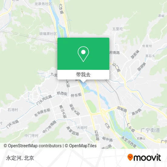 永定河地图