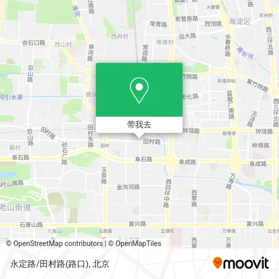 永定路/田村路(路口)地图