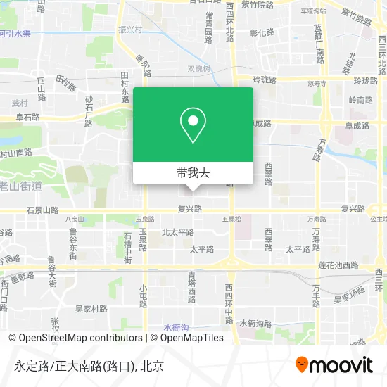 永定路/正大南路(路口)地图