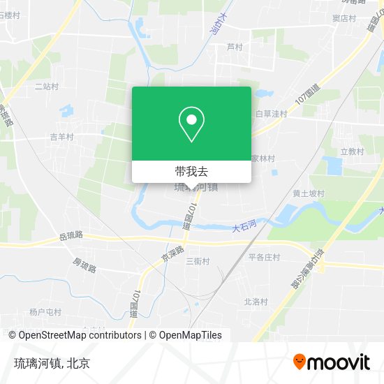 琉璃河镇地图