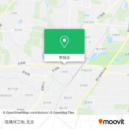 琉璃河三街地图