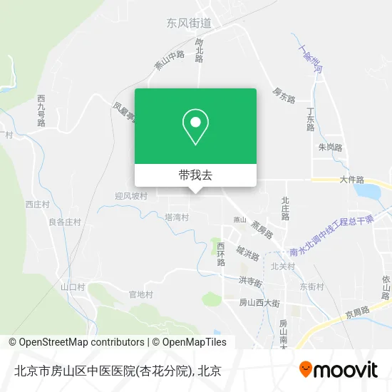 北京市房山区中医医院(杏花分院)地图