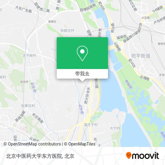 北京中医药大学东方医院地图