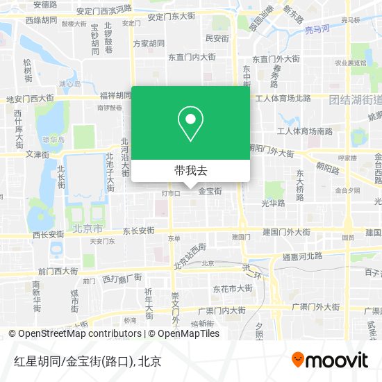 红星胡同/金宝街(路口)地图