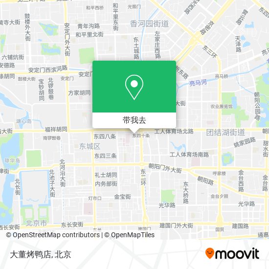 大董烤鸭店地图