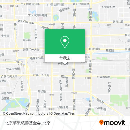 北京苹果慈善基金会地图
