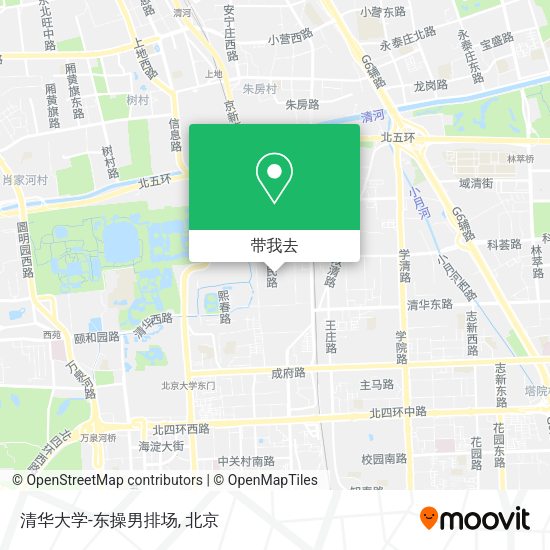 清华大学-东操男排场地图