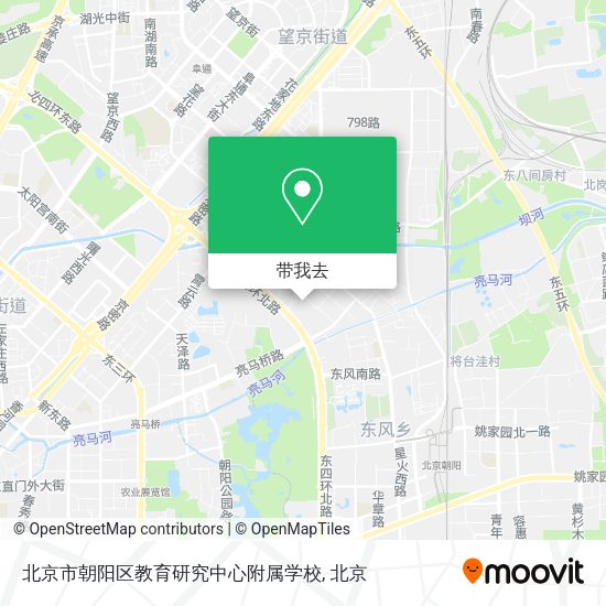 北京市朝阳区教育研究中心附属学校地图