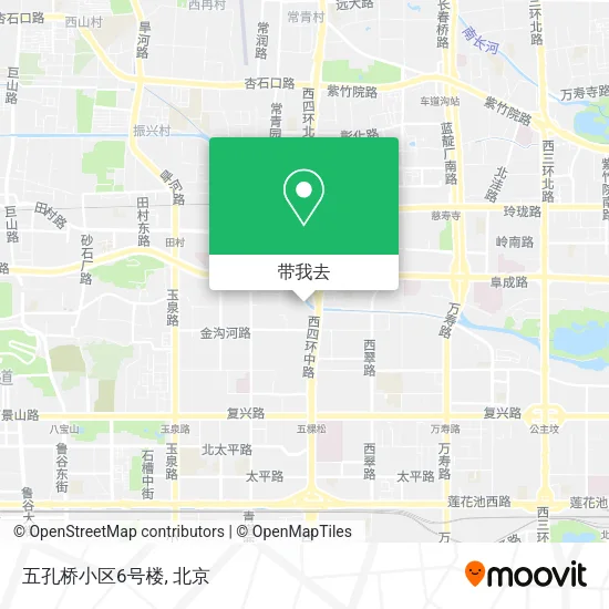 五孔桥小区6号楼地图